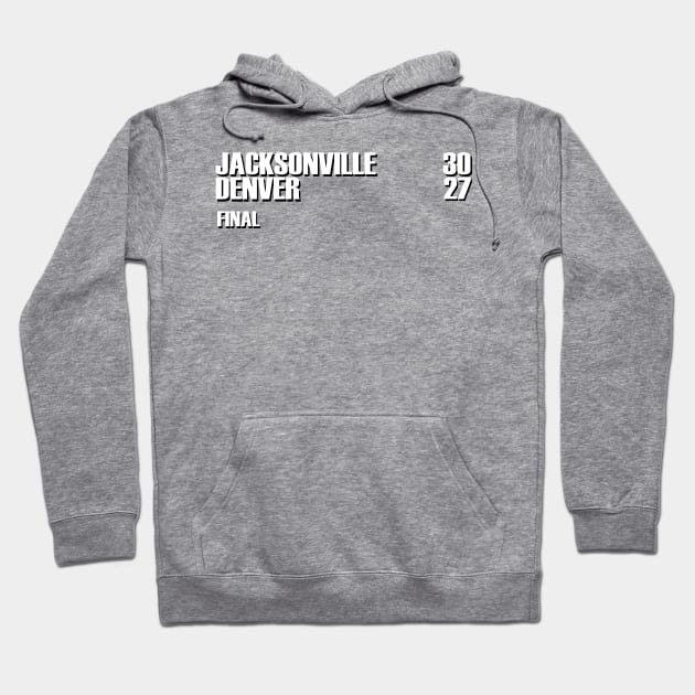 Greatest Jax Jaguars Upset in the Playoffs Hoodie by Retro Sports